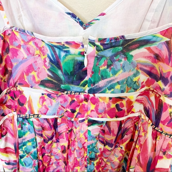 J.CREW Ratti Painted Pineapple Summer Dress - Picture 11 of 13
